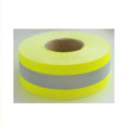 Ruban en tissu ignifuge jaune citron vert fluorescent